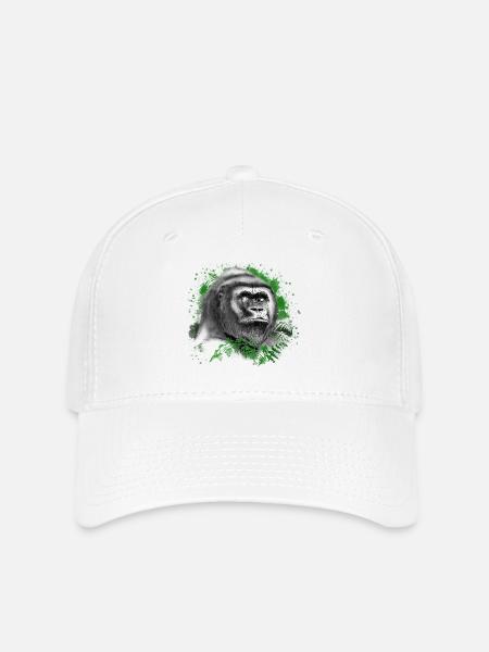 Gorilla - Flexfit Cap - Weiß