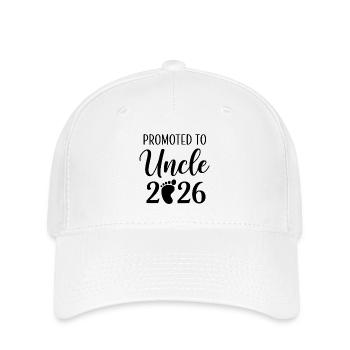 Promu au rang d’oncle 2026 - Casquette Flexfit - blanc - Devant