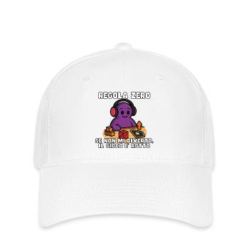 Règle zéro : S’amuser ou rompre - Casquette Flexfit - blanc - Devant