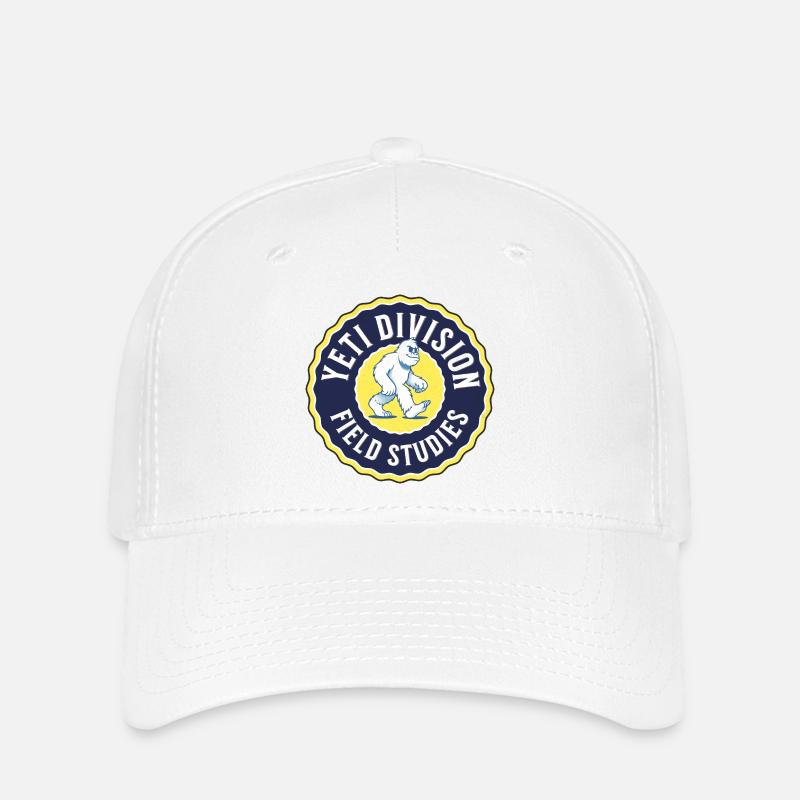 Yeti Division — Field Studies Badge - Flexfit Cap - white