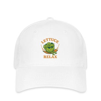 Lettuce Relax at Hamaka - Flexfit Cap - white - Front