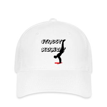 Entraînement de rue - Casquette Flexfit - blanc - Devant