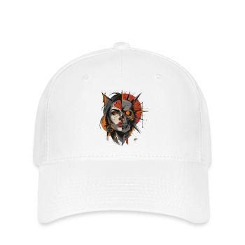 Dualité de l’humanité - Casquette Flexfit - blanc - Devant