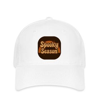 Spooky Season Retro Look - Flexfit Cap - Weiß - Vorne