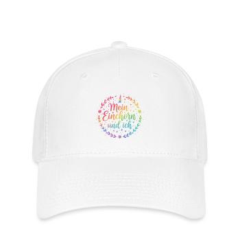 My Unicorn and Me Rainbow Circle - Flexfit Cap - white - Front