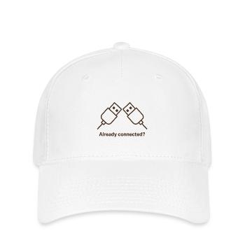 already connected - Flexfit Cap - white - Front