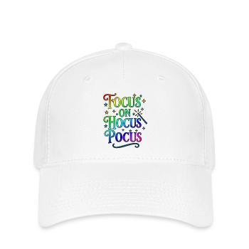 Always the focus on hocus pocus - Flexfit Cap - white - Front
