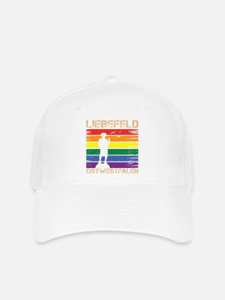 Liebefeld ❤ Leineweber PRIDE - Flexfit Cap - Weiß