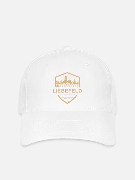 Liebefeld ❤ Stadt-Wappen - Flexfit Cap - Weiß