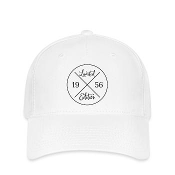 Limited edition 1956 - 70. Geburtstag Geschenk - Flexfit Cap - Weiß - Vorne