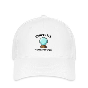 Boule de cristal - Casquette Flexfit - blanc - Devant