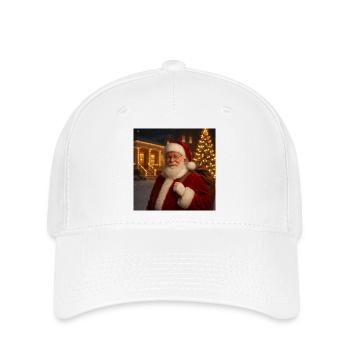 Père Noël  - Casquette Flexfit - blanc - Devant