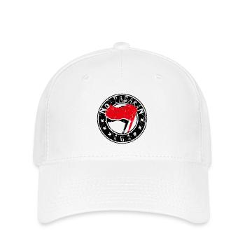 no pasaran 161 logo - Flexfit Cap - Weiß - Vorne