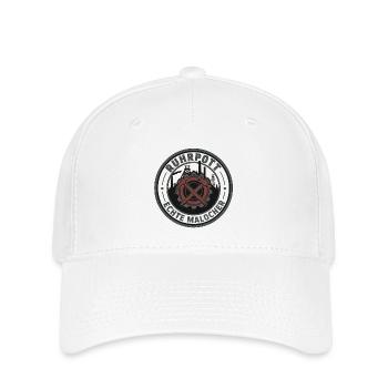 Ruhrpott Echte Malocher Patch - Flexfit Cap - Weiß - Vorne
