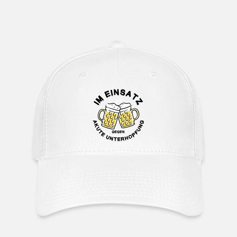 Underhopping Deployment – Regulars' Table Beer Saying - Flexfit Cap - white
