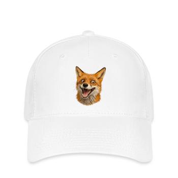 Fuchshead Joy Illustration - Casquette Flexfit - blanc - Devant