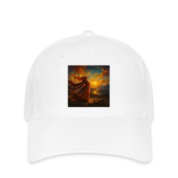 Sunset Gown in Amber Light - Flexfit Cap - white - Front
