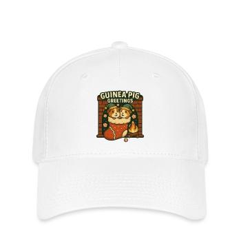 Meerschweinchengrüße - Flexfit Cap - Weiß - Vorne