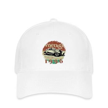 30e anniversaire - Classique - Vintage depuis 01/1996 - Casquette Flexfit - blanc - Devant