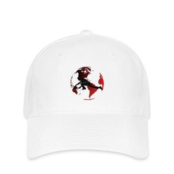 Urban Globe Curling - Flexfit Cap - Weiß - Vorne