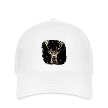 Schöner Hirsch - Flexfit Cap - Weiß - Vorne