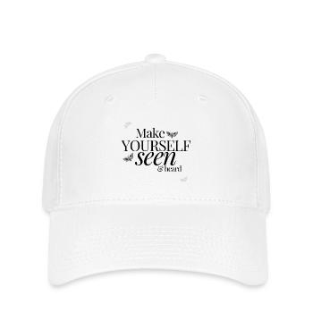 Make Yourself Seen & Heard - Flexfit Cap - Weiß - Vorne