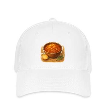 Chou braisé - Casquette Flexfit - blanc - Devant