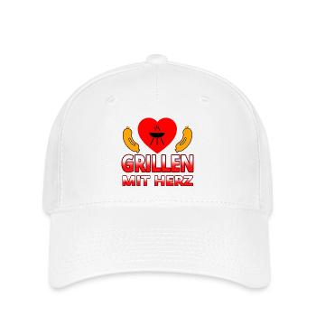Griller - Casquette Flexfit - blanc - Devant