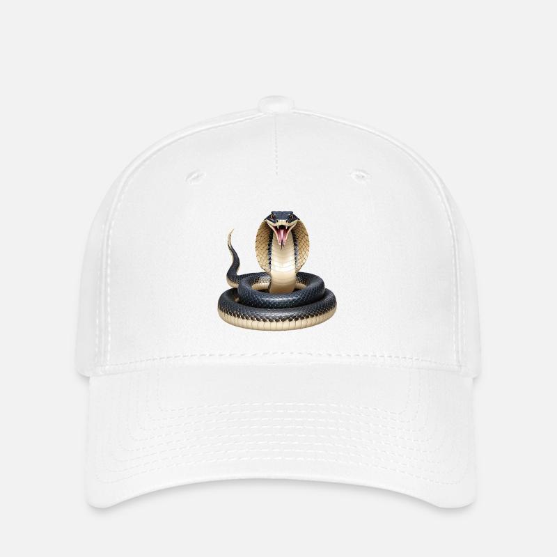 Snake - Flexfit Cap - white