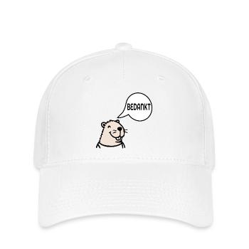 Capybara Thanks - Flexfit Cap - white - Front