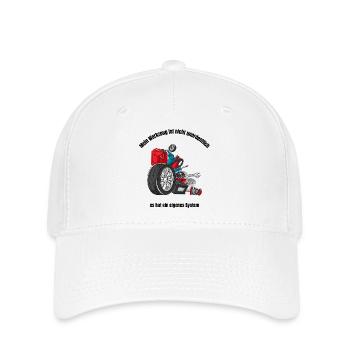 Mechanic Design – Screwdriver Tool Design - Flexfit Cap - white - Front