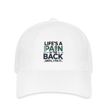 Licensed DC Musculoskeletal Clinical Adjustment  - Flexfit Cap - white - Front