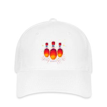 Bowling Vaporwave - Flexfit Cap - white - Front