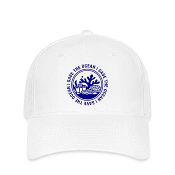 Rettet den Ozean - Flexfit Cap - Weiß - Vorne