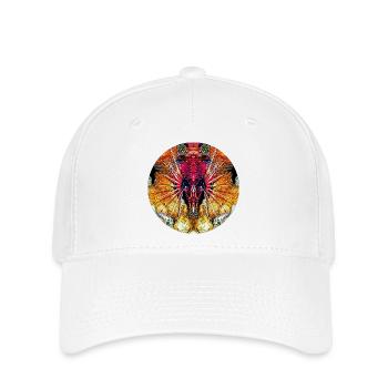 Créatures marines de la nature - Casquette Flexfit - blanc - Devant