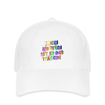 Mon costume est à laver - Casquette Flexfit - blanc - Devant