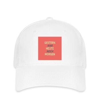 Hier était encore demain - Casquette Flexfit - blanc - Devant