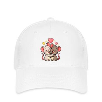 Liebe  - Flexfit Cap - Weiß - Vorne