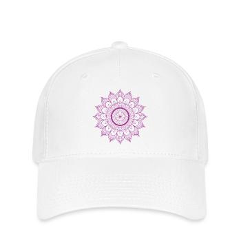 Mandala - Flexfit Cap - Weiß - Vorne