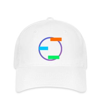 Geometric Balance - Flexfit Cap - Weiß - Vorne