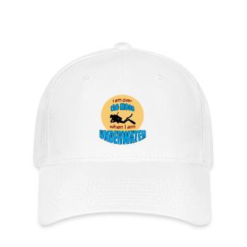 OVER THE MOON - Flexfit Cap - Weiß - Vorne