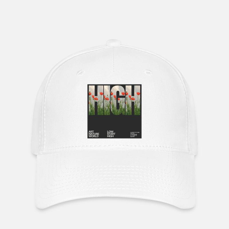 Conception de pochette d’album sur textiles. - Casquette Flexfit - blanc