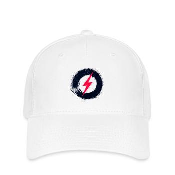 Digital Freedom - Retro Future Art - Flexfit Cap - Weiß - Vorne