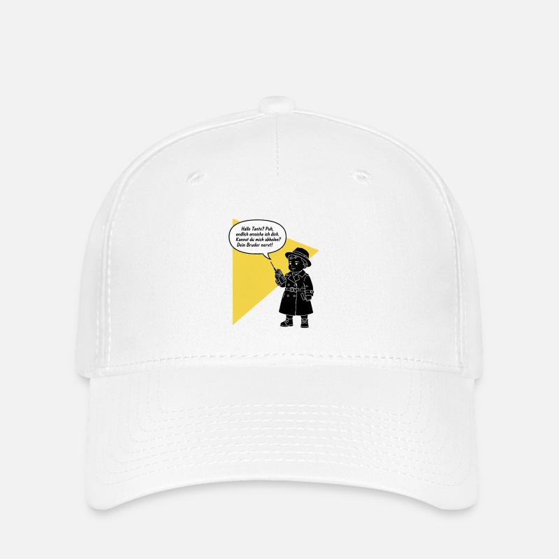 Hello aunt - pick up? Your brother is funny annoying - Flexfit Cap - white