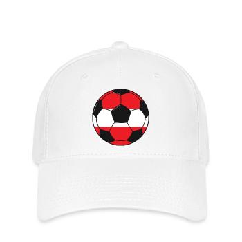 Football_team_Austria - Casquette Flexfit - blanc - Devant
