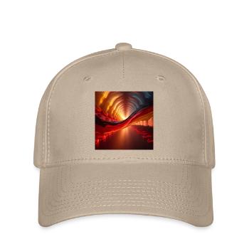 Flaggen Deutschland - Flexfit Cap - Khaki - Vorne