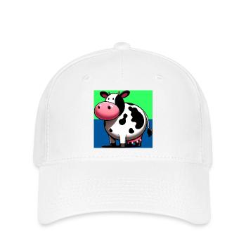 cow - Flexfit Cap - white - Front