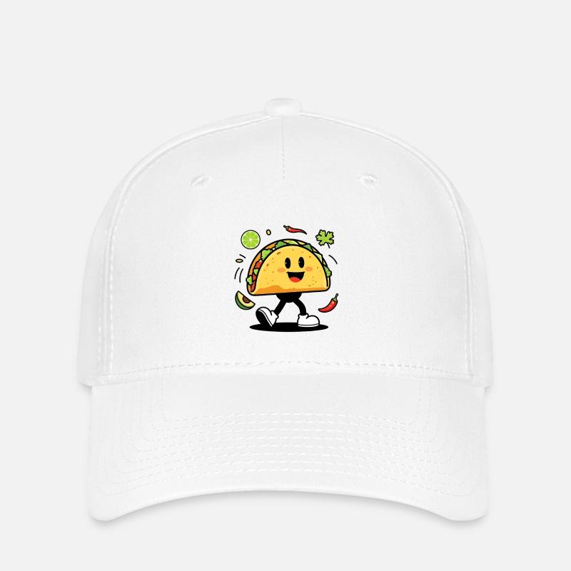 Taco man, man tacos - Flexfit Cap - white