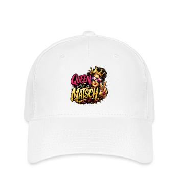 Queen of Matsch  - Flexfit Cap - Weiß - Vorne