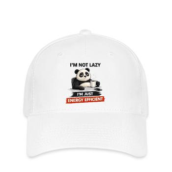 Panda Brew Économe en énergie - Casquette Flexfit - blanc - Devant